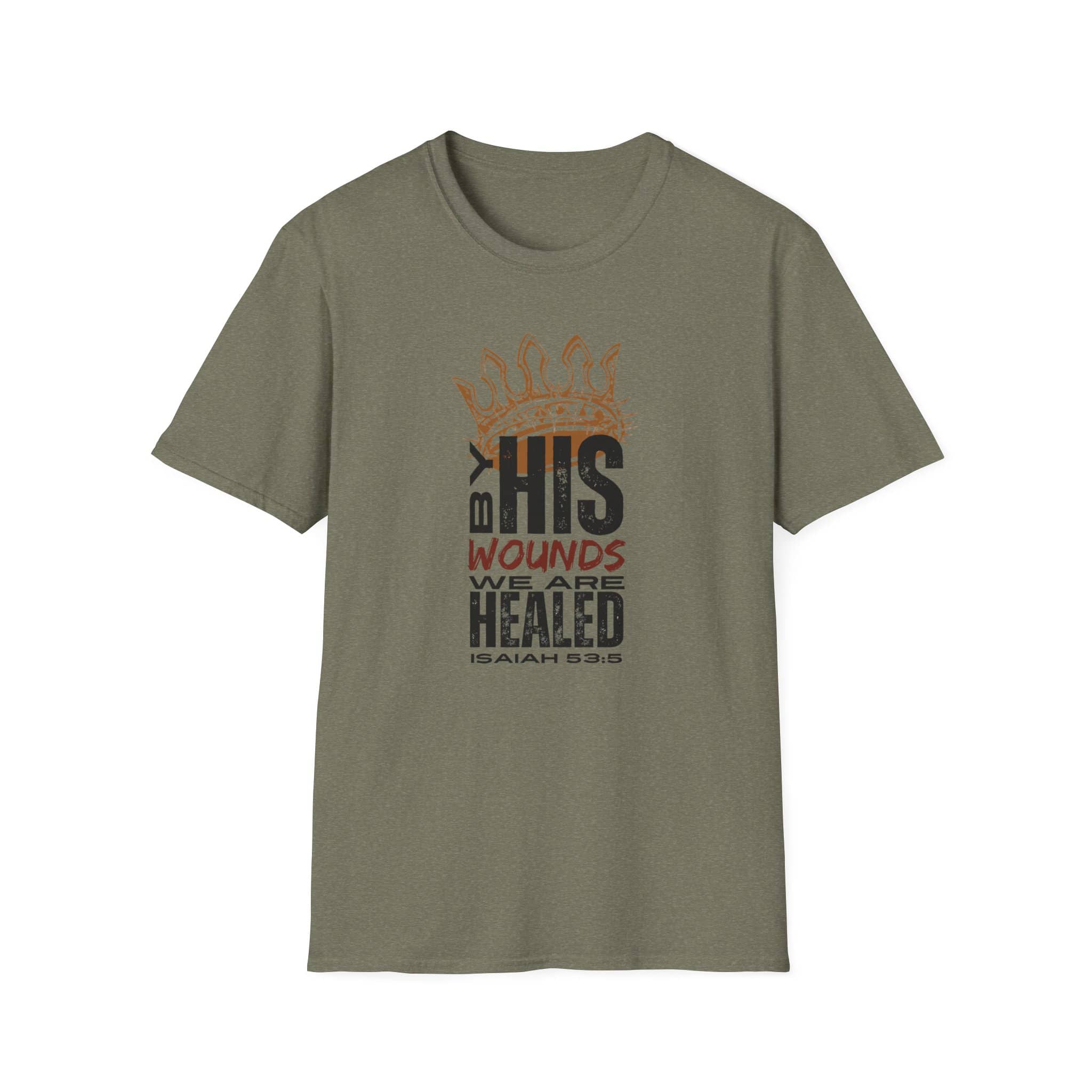 Christ Our Healer - Isaiah 53:5 Men's Apparel
