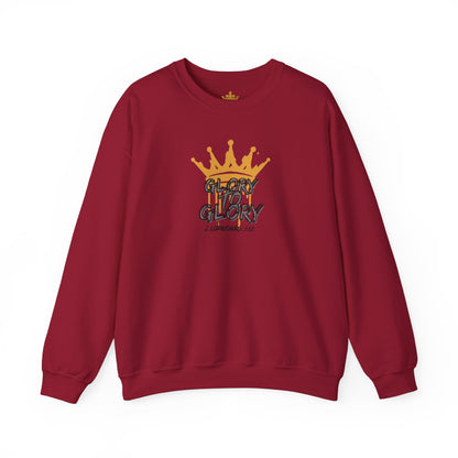 "Glory to Glory" Women's Sweatshirt- 2 Corinthians 3:18