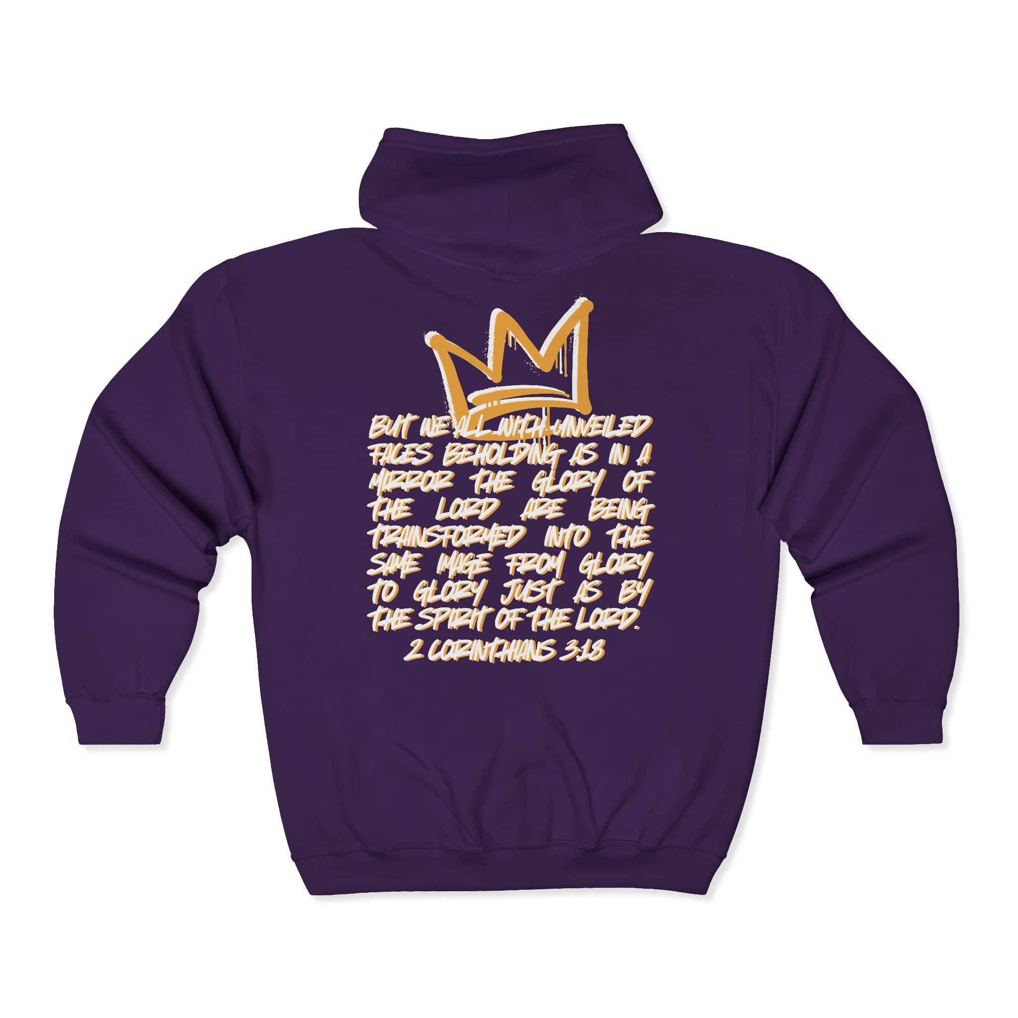 Christian Zip Up Hoodie - Glory to God