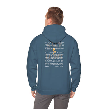 Salt And Light Hoodie-Dark Fabric Design