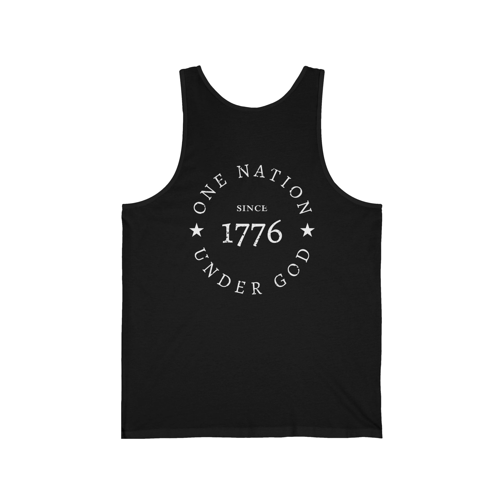 1776 Tank Top — One Nation Under God Patriotic Muscle Shirt