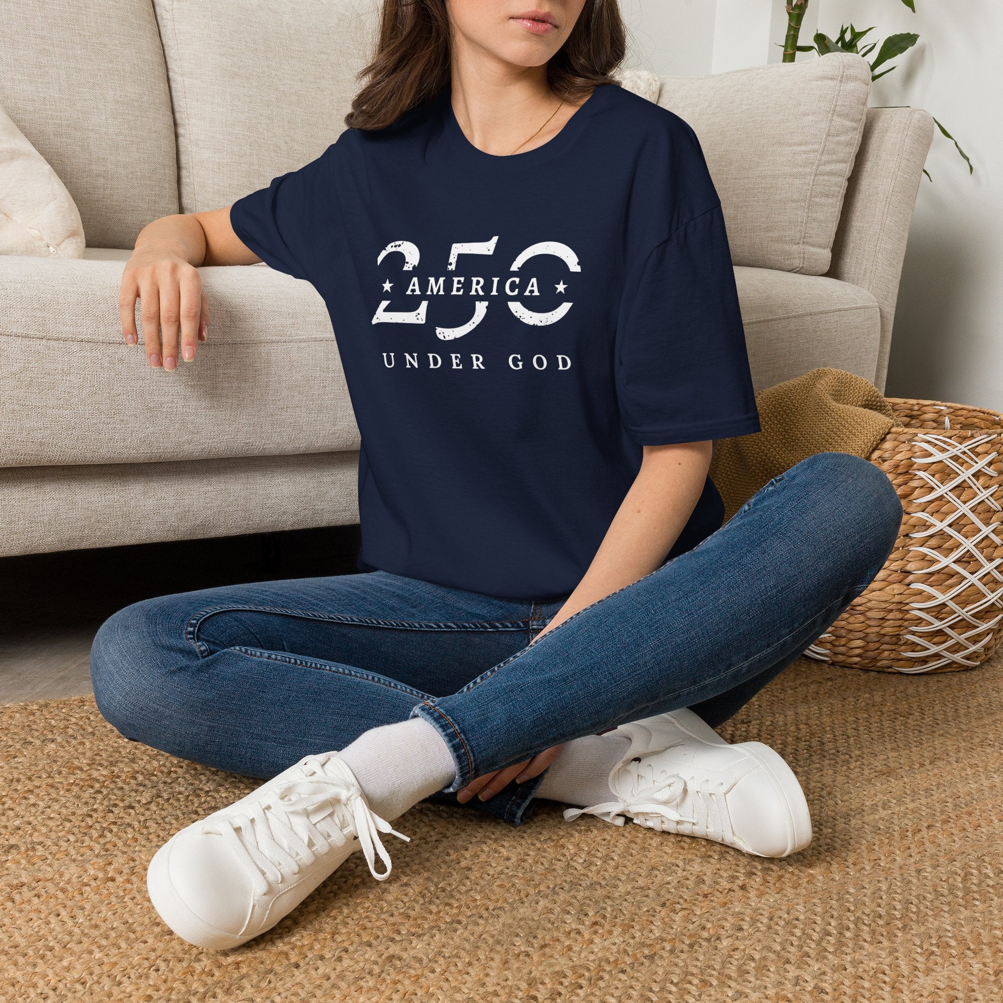 "One Nation Under God" - Patriotic 250th Anniversary T-Shirt