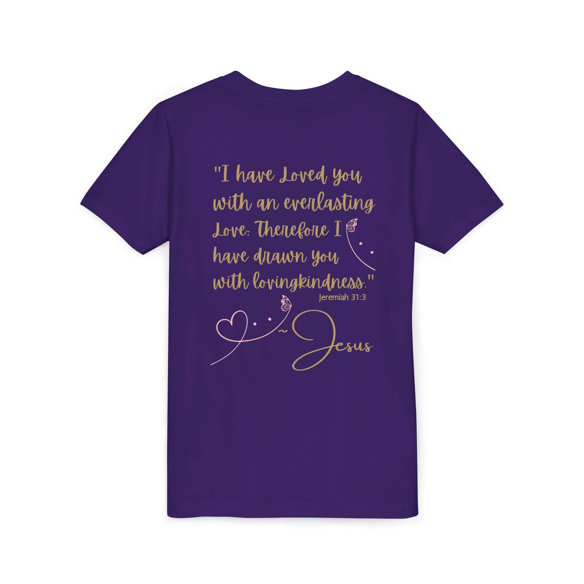 Jesus Loves Me Youth Shirt - Scripture Girls Tee