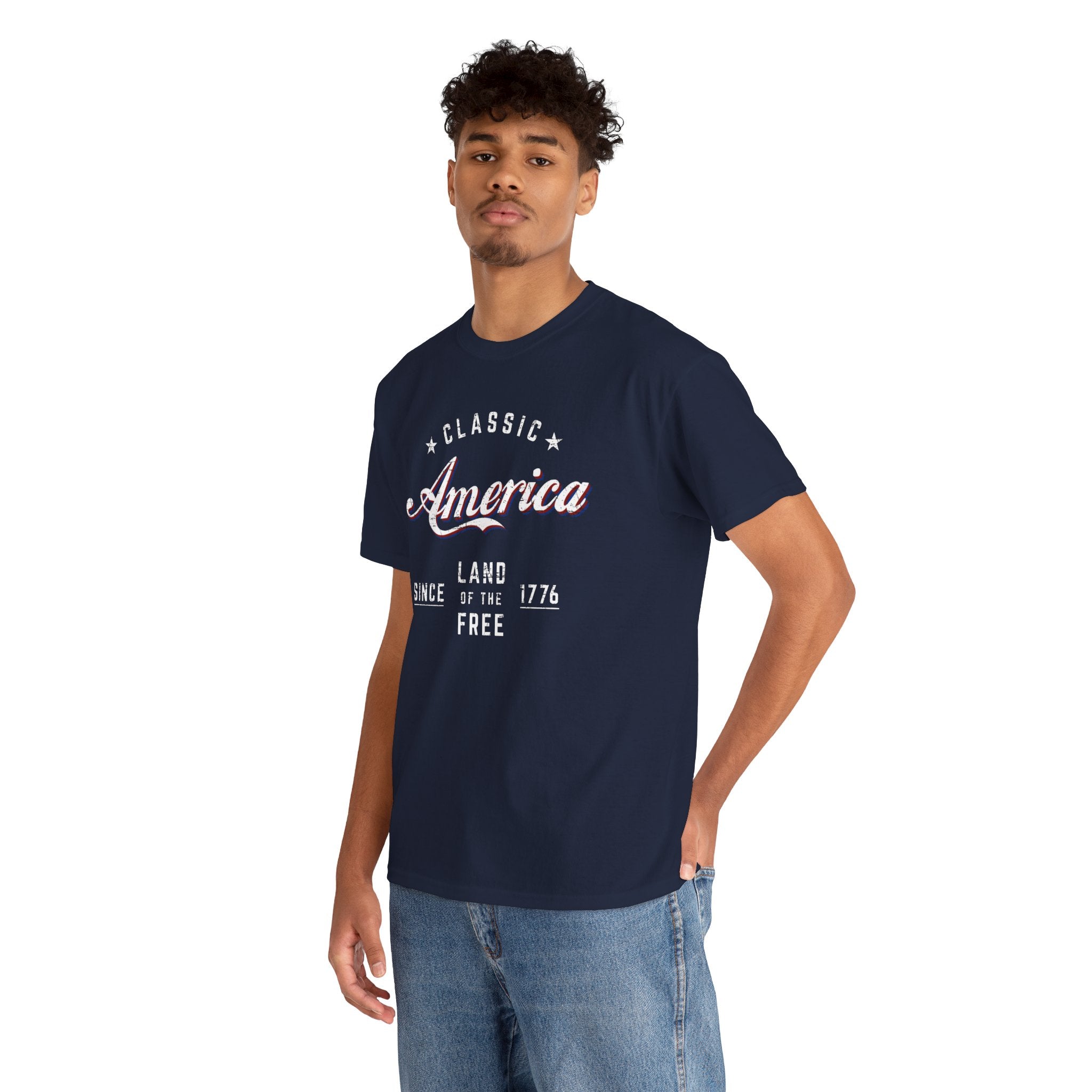 "Land of the Free" — Patriotic 250th Anniversary T-Shirt (Classic America, Since 1776)