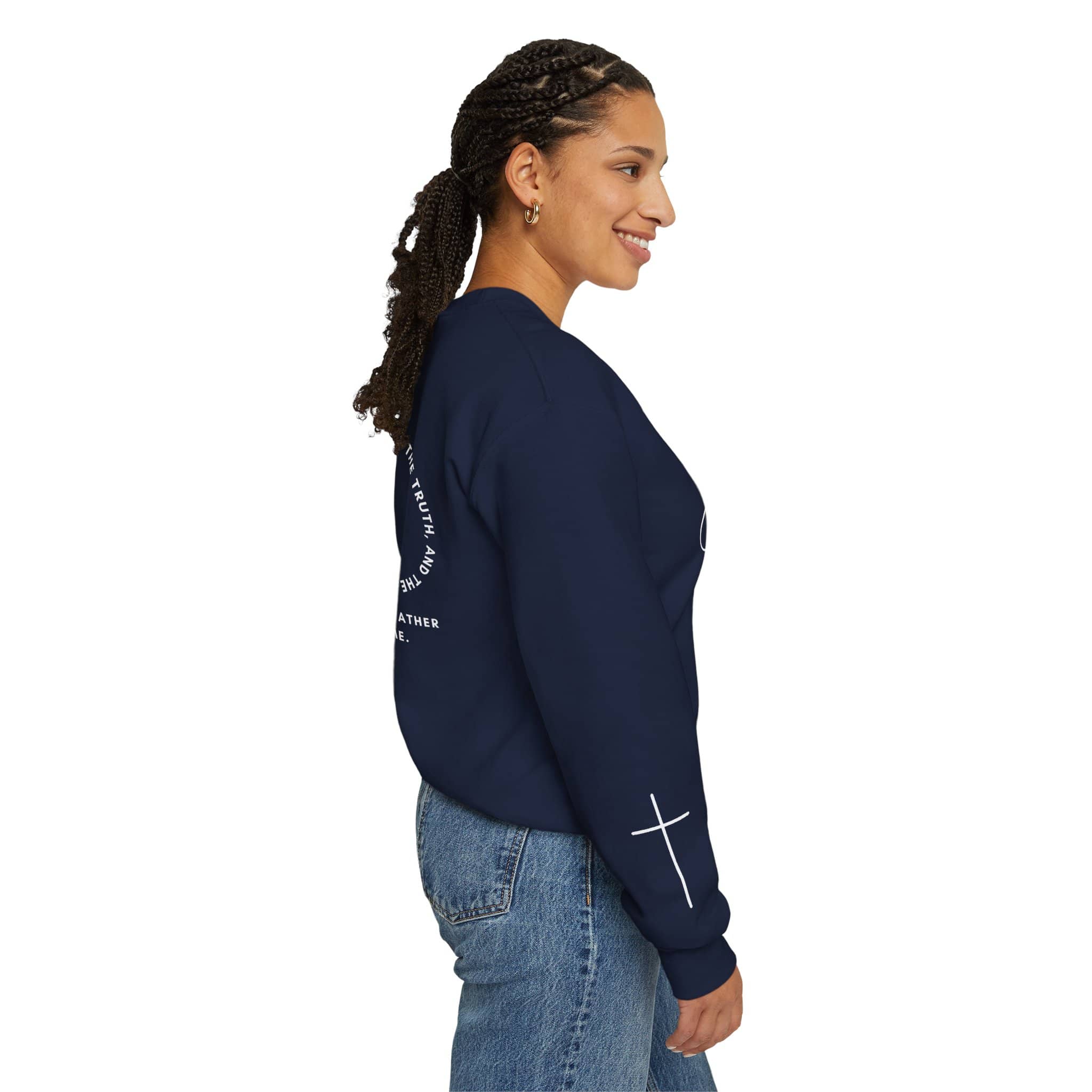 Jesus: The Way, The Truth, The Life Sweatshirt | Logos Co.