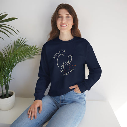 "Spirit Lead Me" (Dark Fabric Design) Women's Sweatshirt