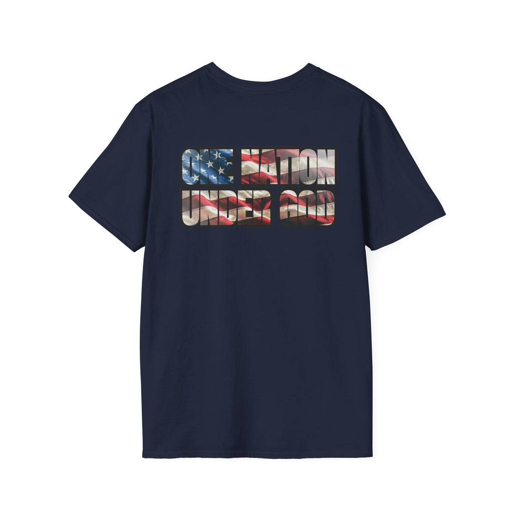 One Nation Under God Patriotic Flag T-Shirt