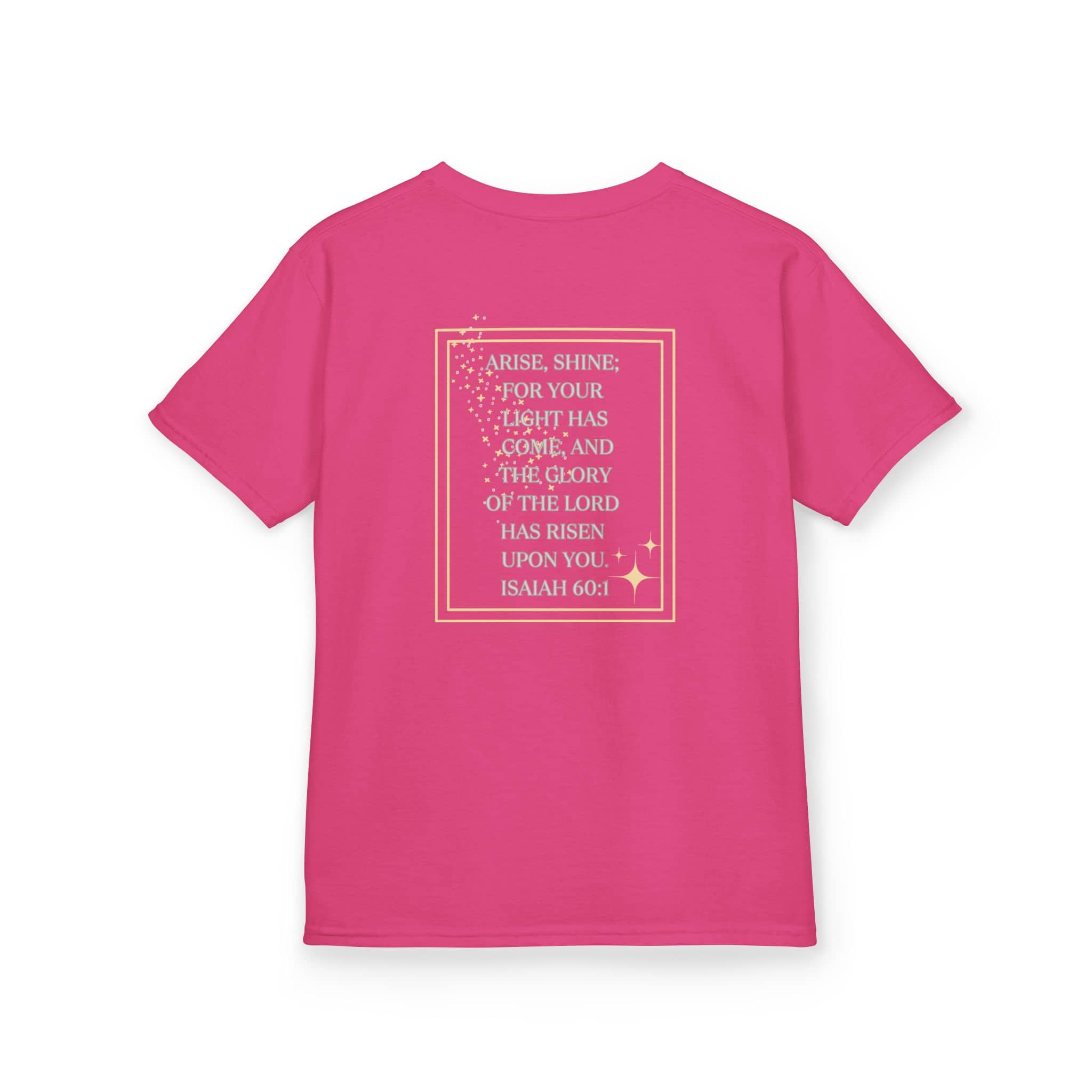 "Arise & Shine" Scripture Design Junior Girls Shirt