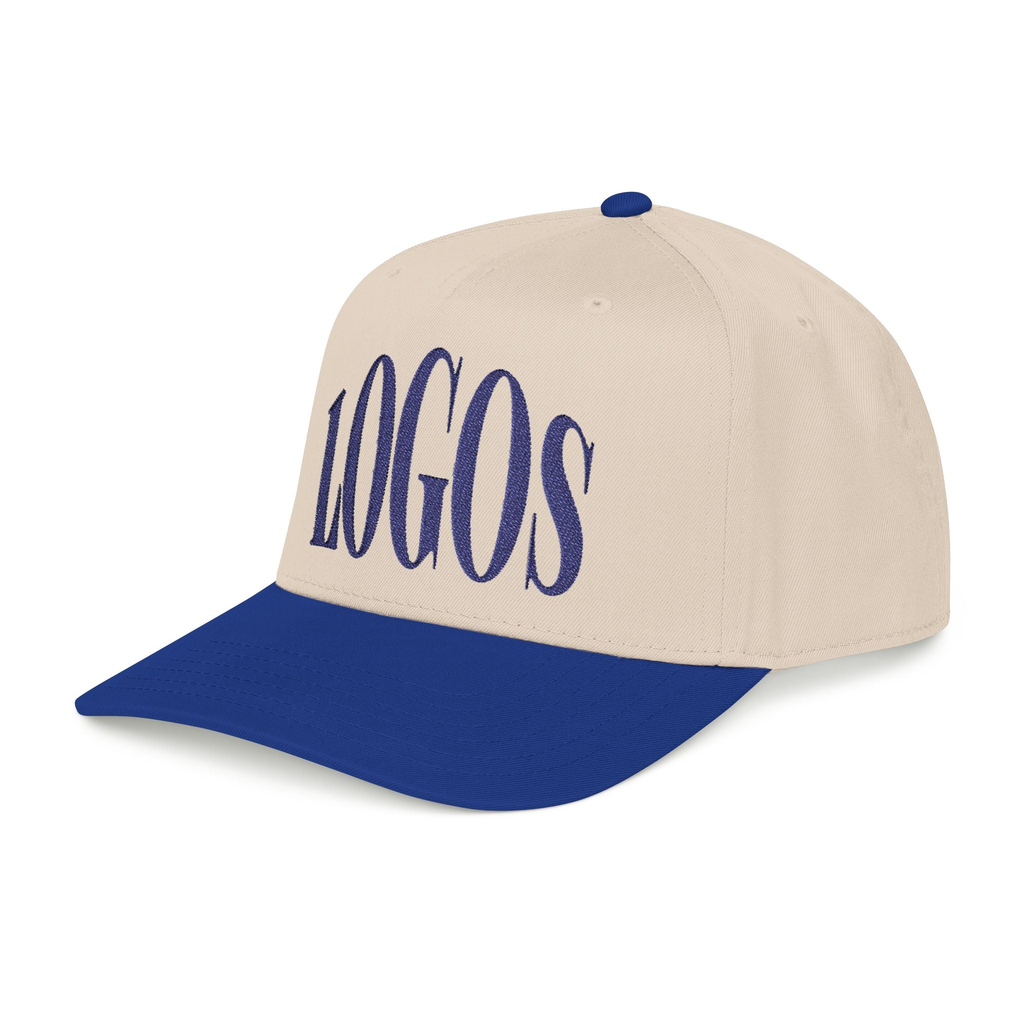 "LOGOS" - Royal Blue Vintage Mid Profile Baseball Cap