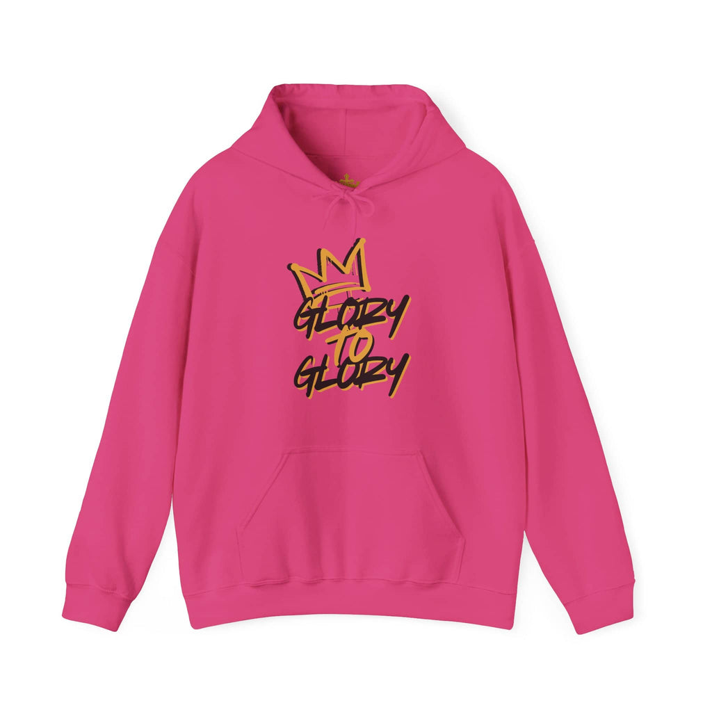 Glory to Glory Hoodie 2 Corinthians 3:18 Design