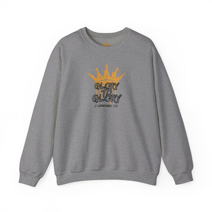 "Glory to Glory" Women's Sweatshirt- 2 Corinthians 3:18