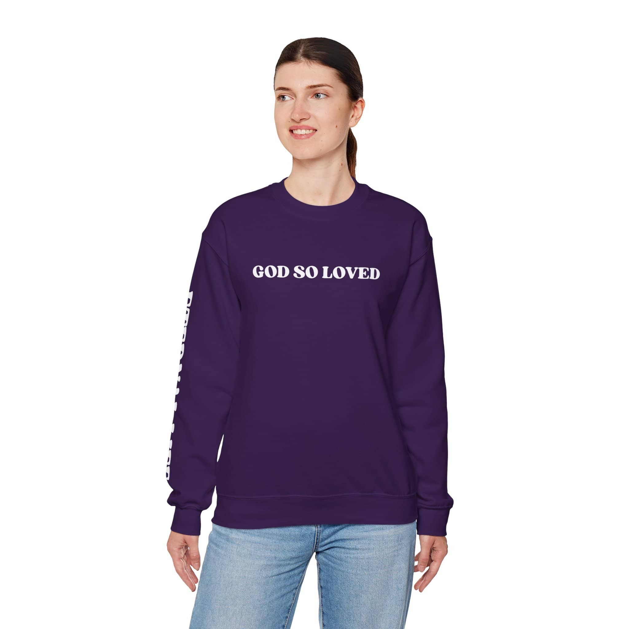 God So Loved - John 3:16 Sweatshirt