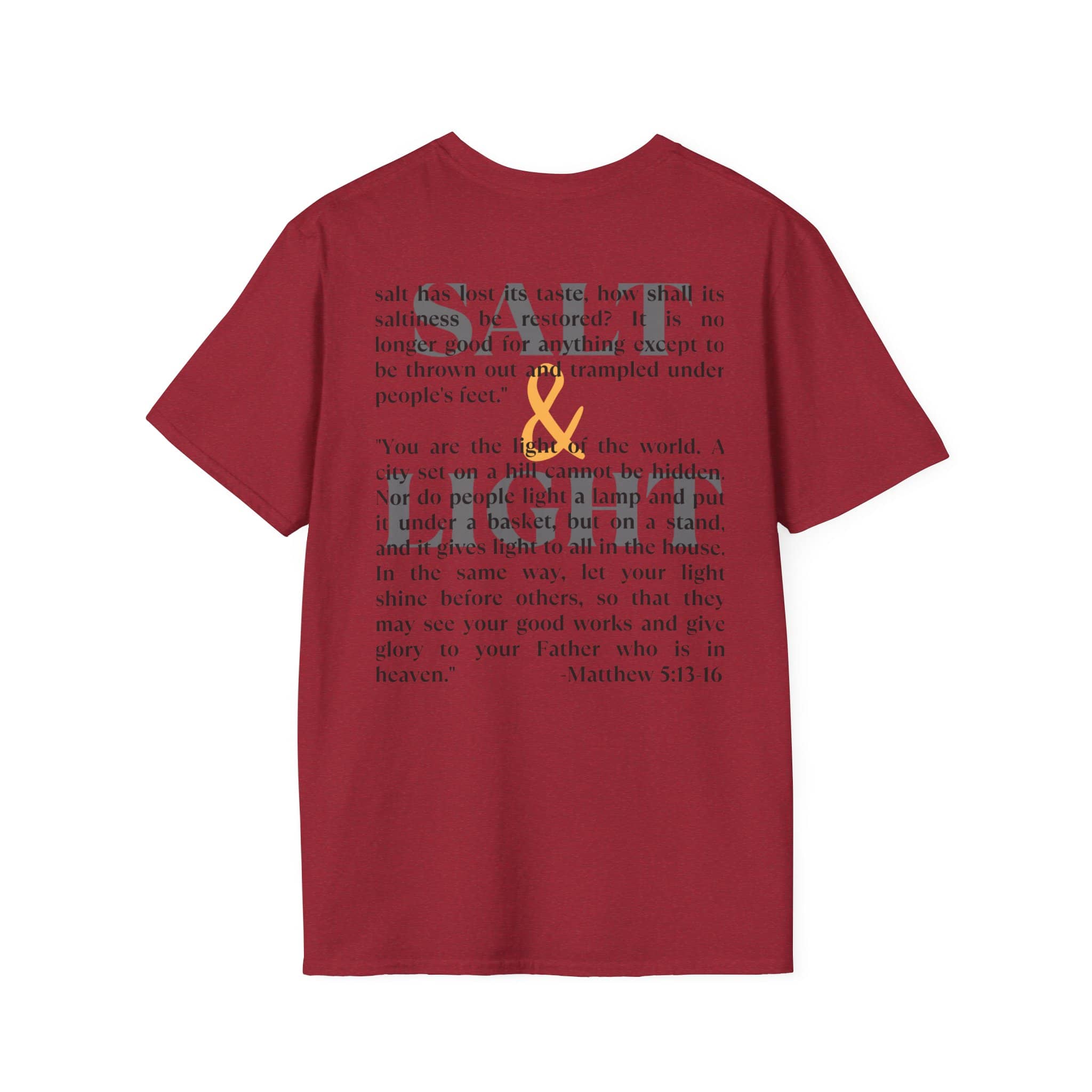 Salt & Light Christian Men's Graphic Shirt By Logos
