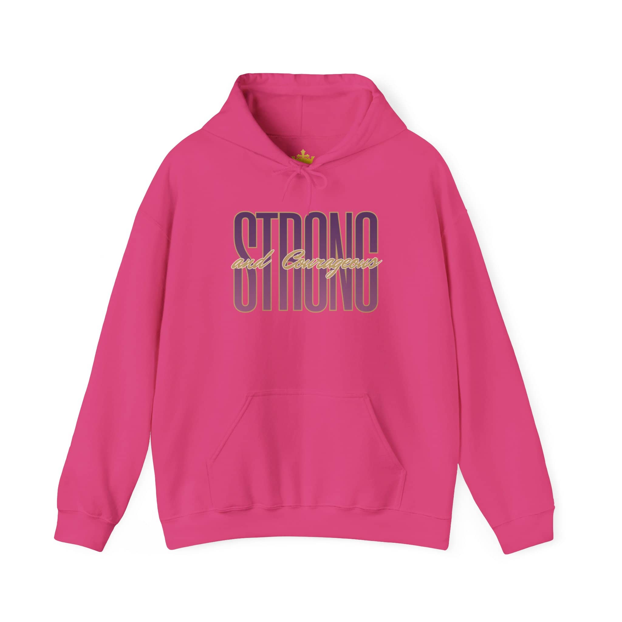 Strong and Courageous Hoodie 1 Corinthians 16:13 Women’s Sweatshirt