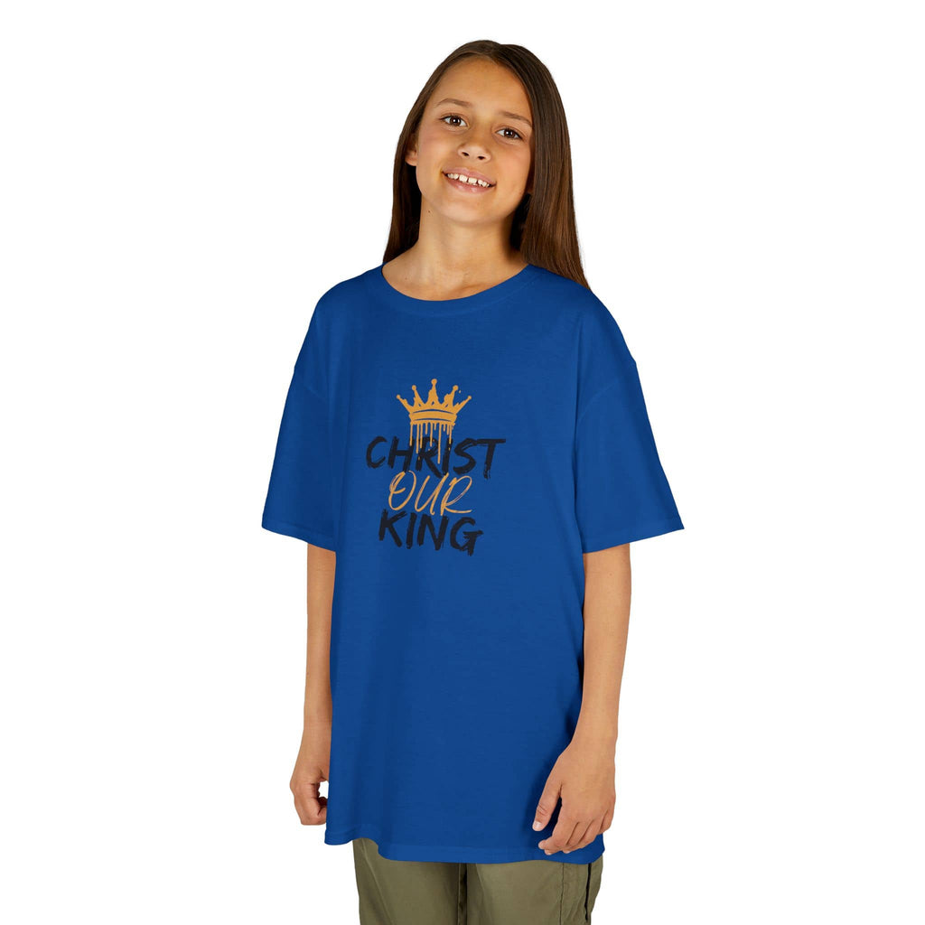 Christ Our KIng - Christian Junior Kids T-Shirt by Logos Co.