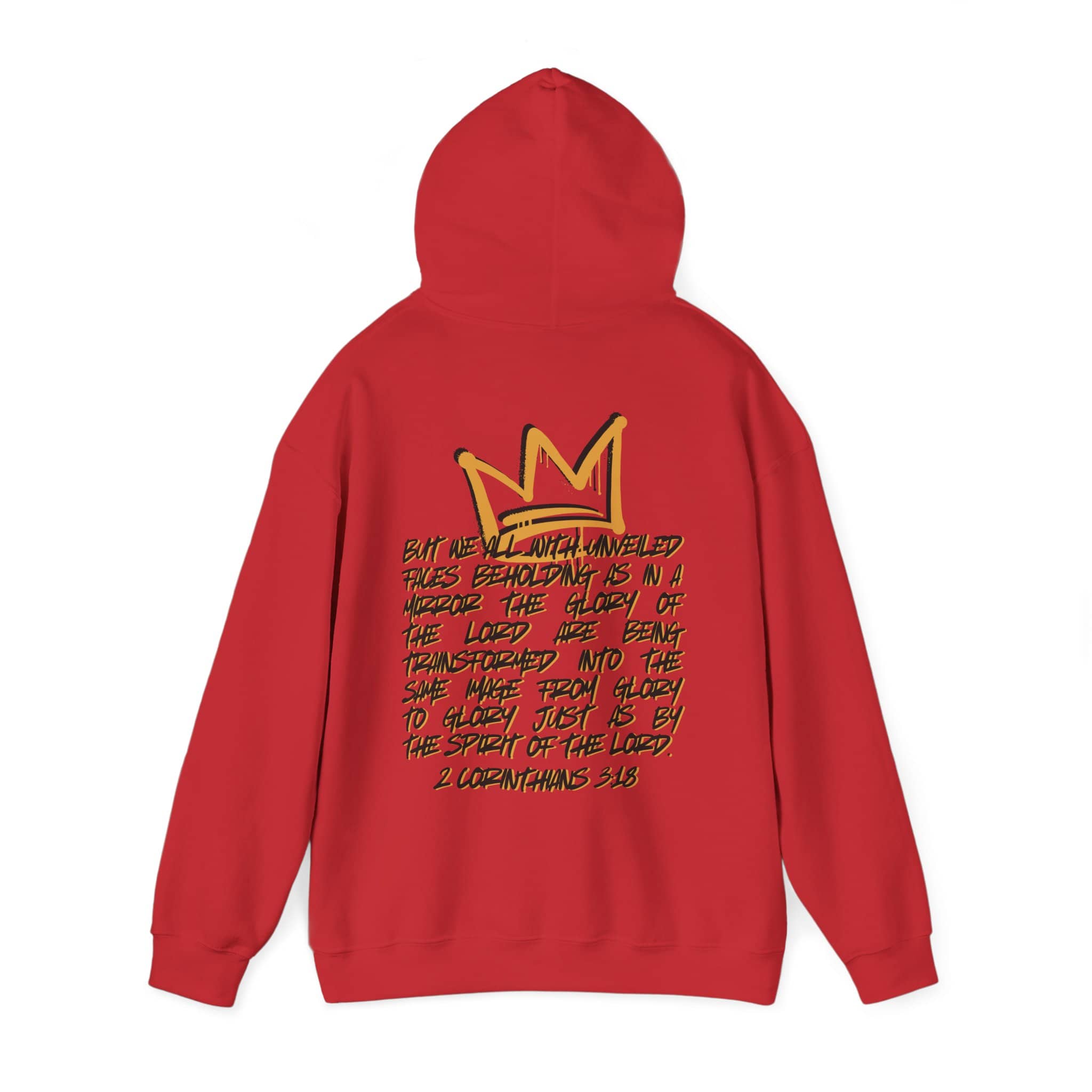 Glory to Glory Hoodie 2 Corinthians 3:18 Design