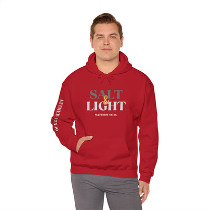 Salt And Light Hoodie-Dark Fabric Design