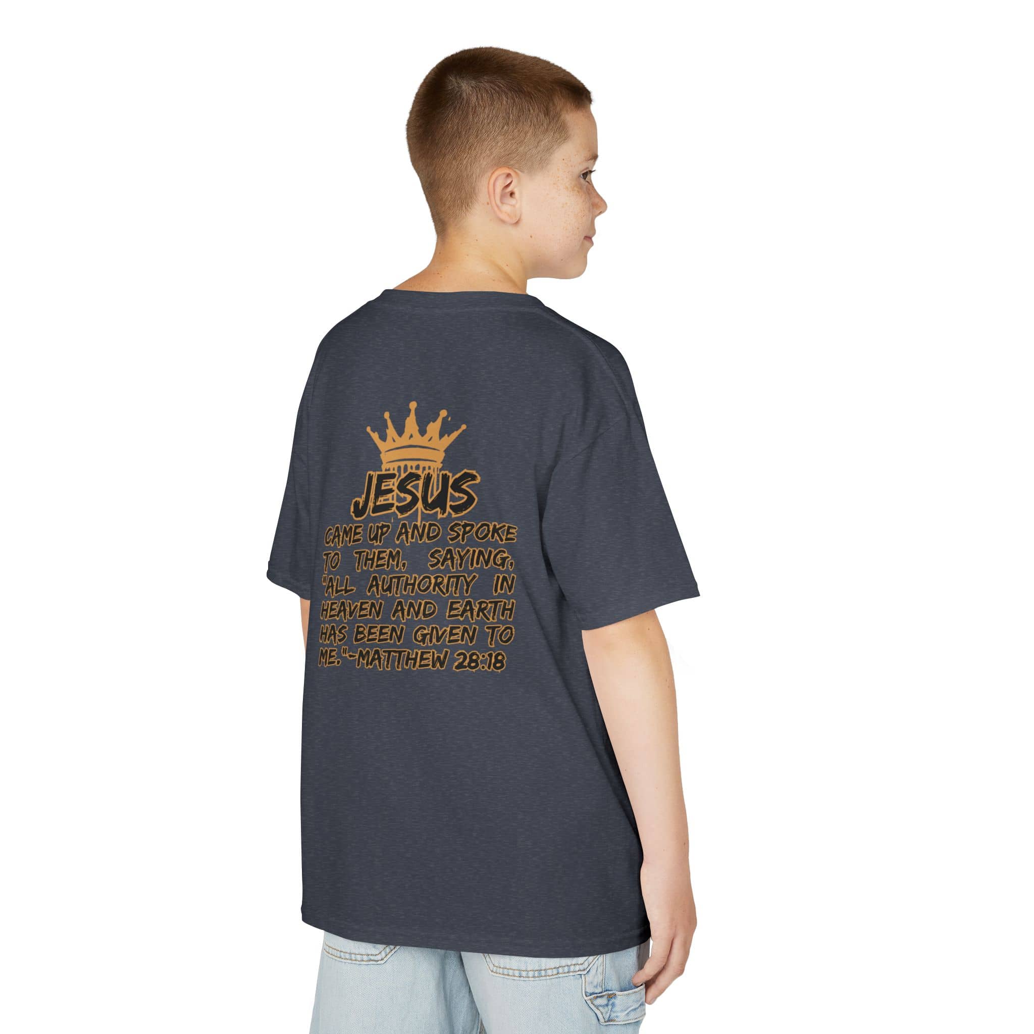 Christ Our KIng - Christian Junior Kids T-Shirt by Logos Co.