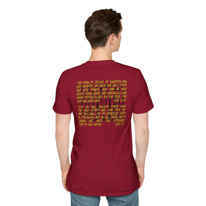 "Walking In Power" Men's T-Shirt-Acts 1:8 & Acts 10:38