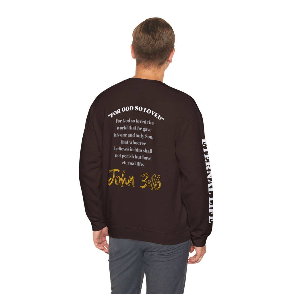 God So Loved - John 3:16 Sweatshirt