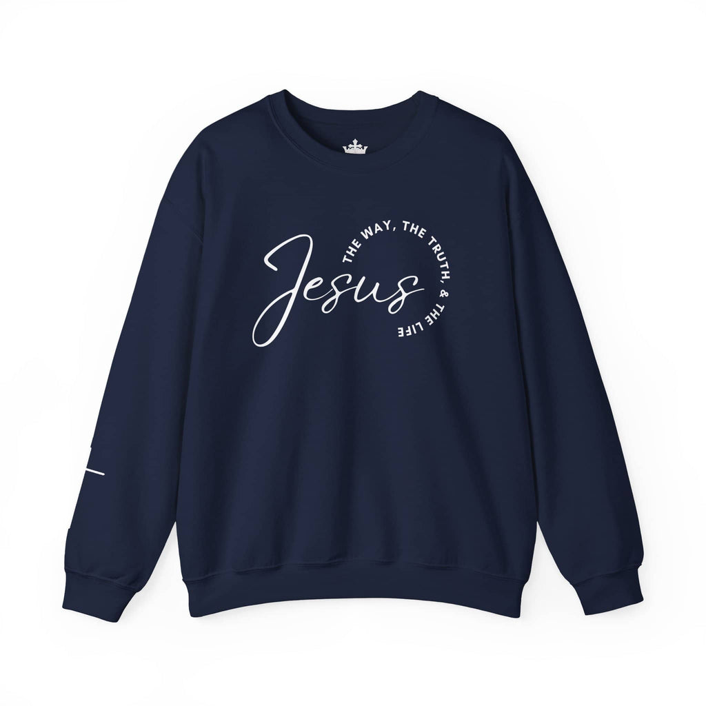 Jesus: The Way, The Truth, The Life Sweatshirt | Logos Co.