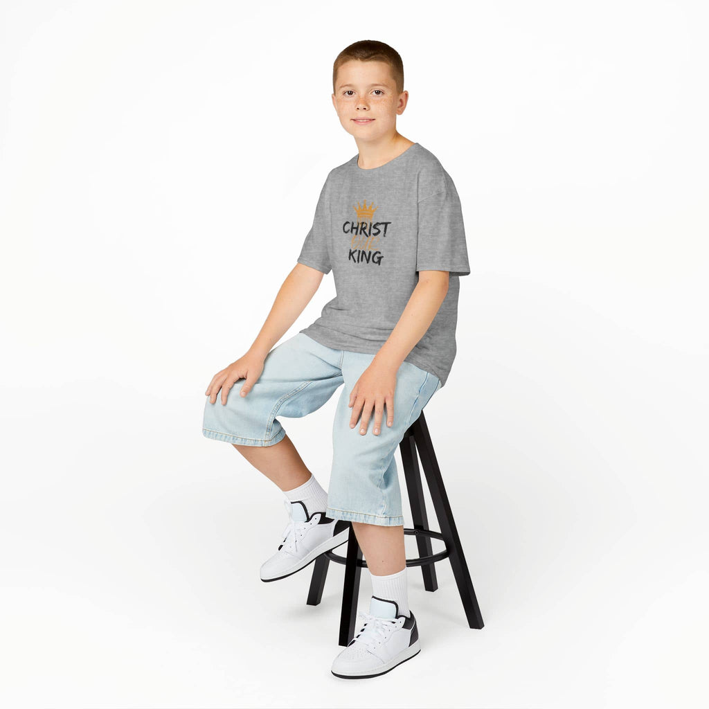 Christ Our KIng - Christian Junior Kids T-Shirt by Logos Co.