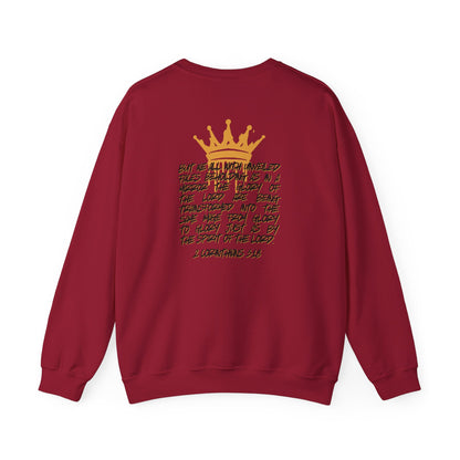 "Glory to Glory" Women's Sweatshirt- 2 Corinthians 3:18
