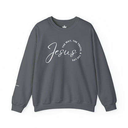 Jesus: The Way, The Truth, The Life Sweatshirt | Logos Co.