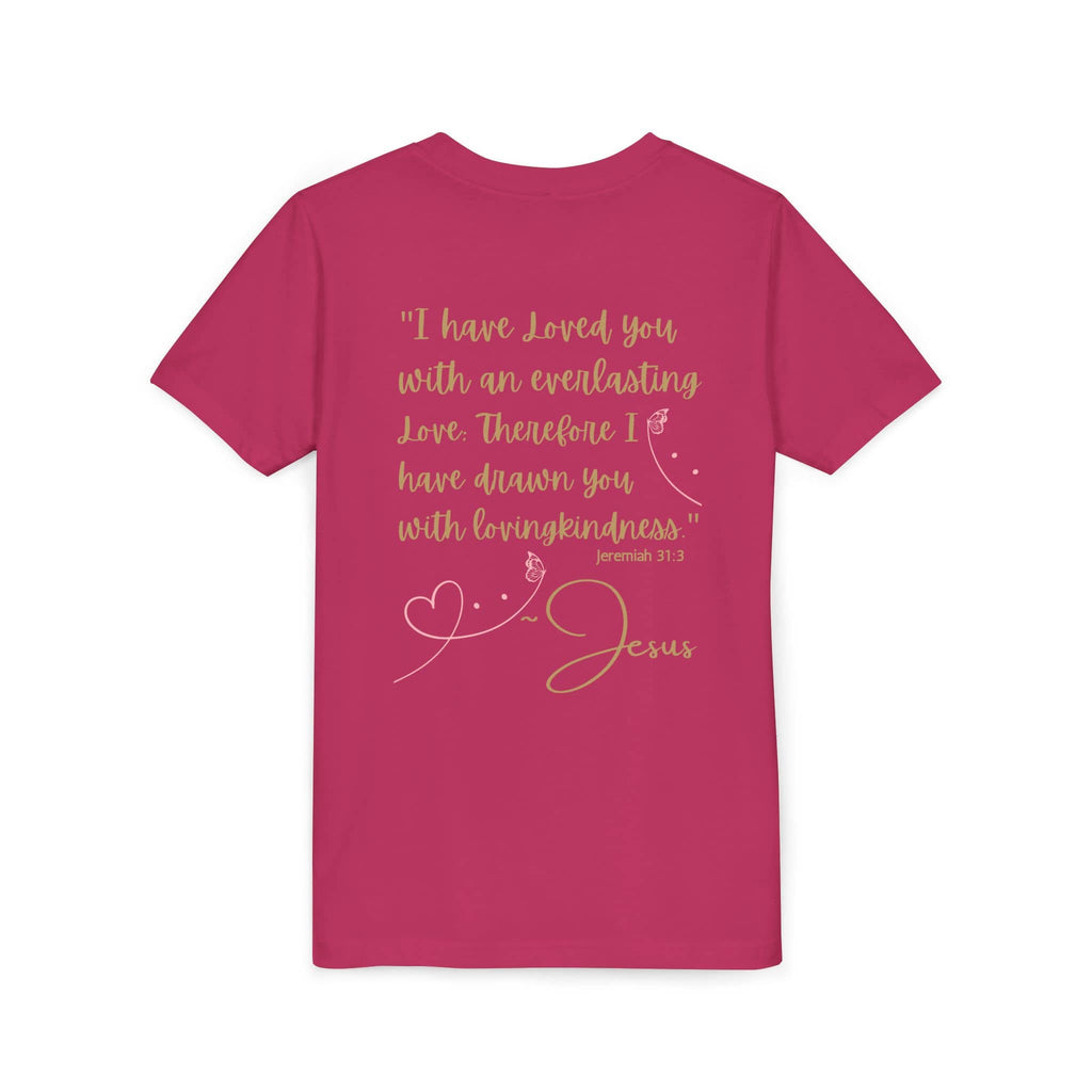 Jesus Loves Me Youth Shirt - Scripture Girls Tee