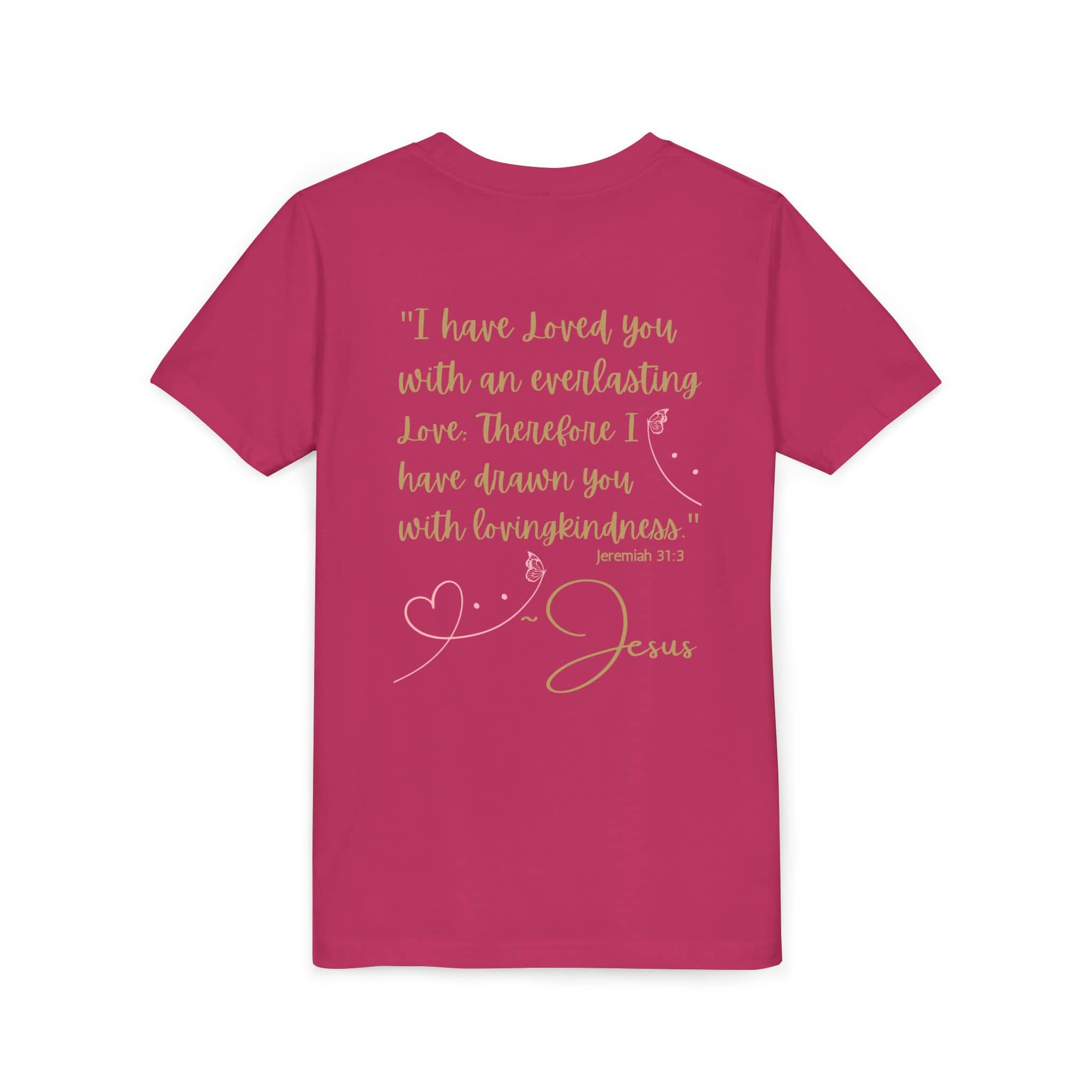 Jesus Loves Me Youth Shirt - Scripture Girls Tee