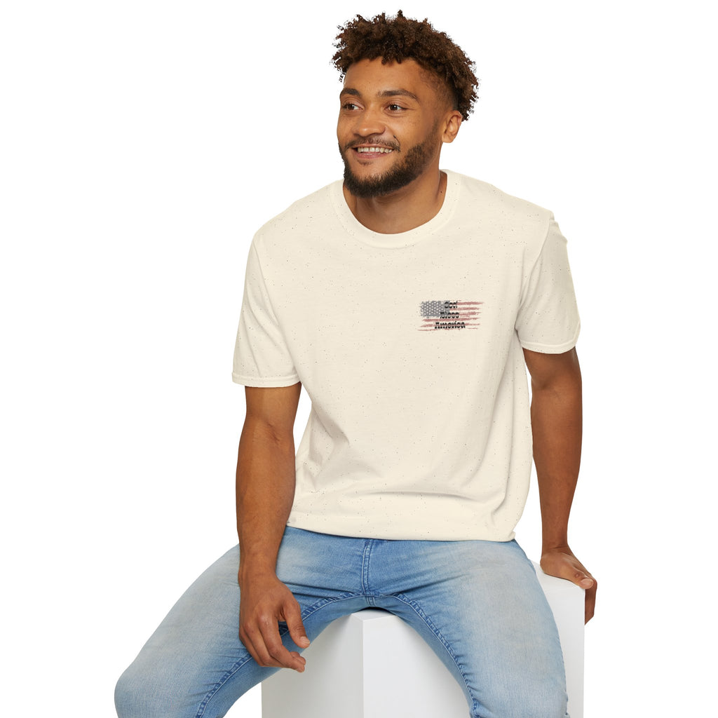 God & Country Proud American Flag T-Shirt