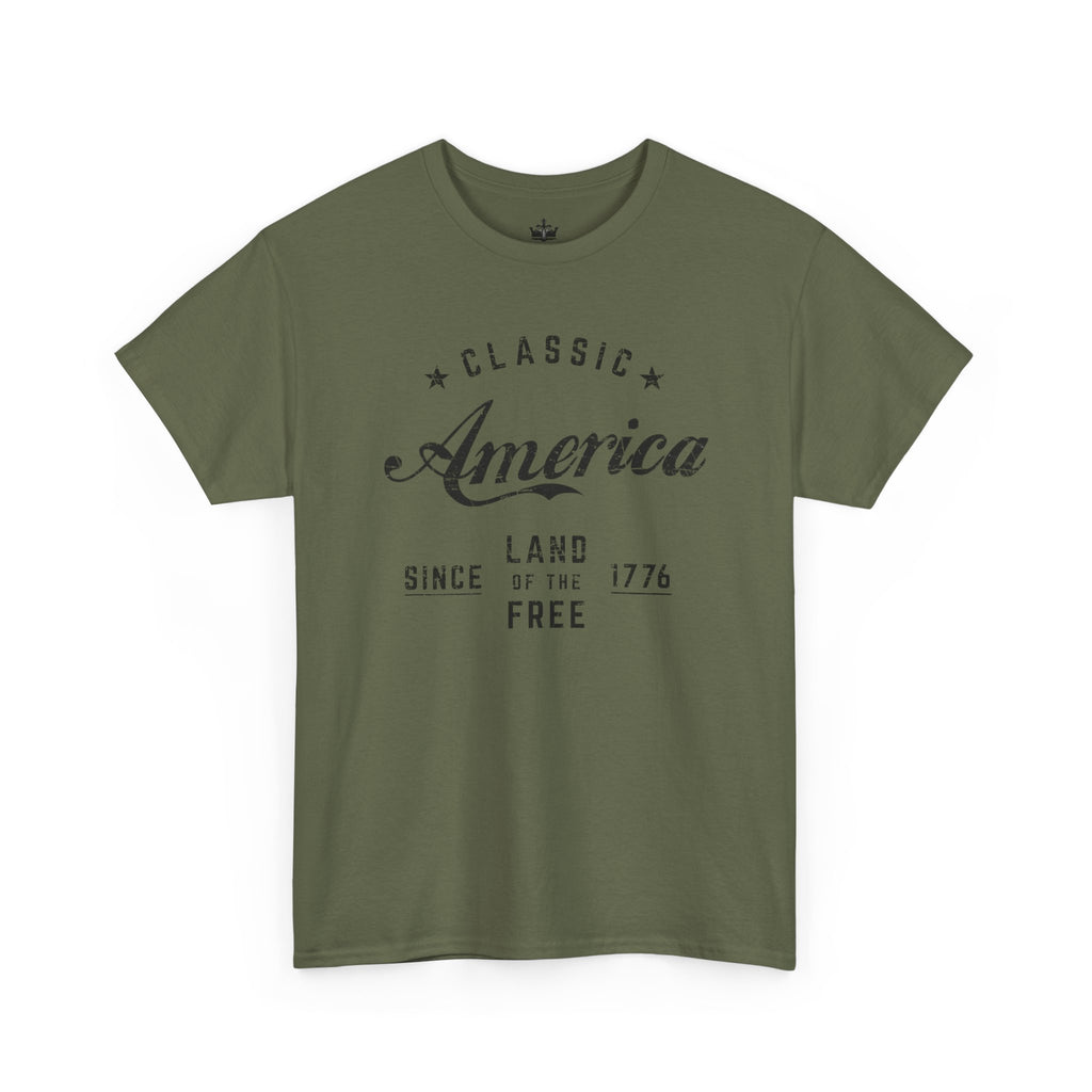 "Land of the Free" — Patriotic 250th Anniversary T-Shirt (Classic America, Since 1776)