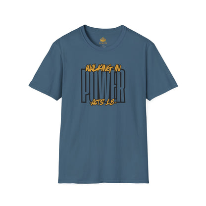 "Walking In Power" Men's T-Shirt-Acts 1:8 & Acts 10:38