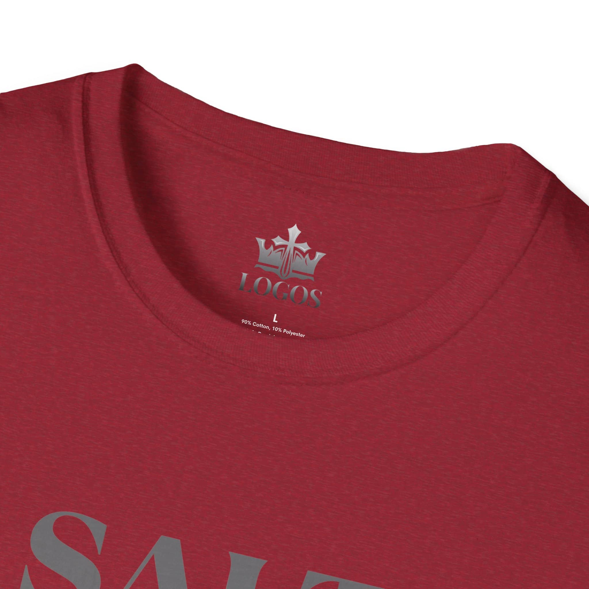 "Salt & Light" Lightweight Christian T-Shirt-Dark Fabric Design