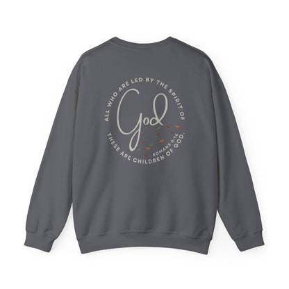 "Spirit Lead Me" (Dark Fabric Design) Women's Sweatshirt