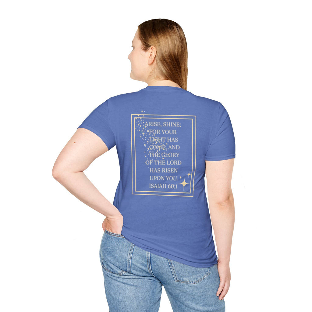 Arise And Shine T Shirt Featuring Isaiah 60:1