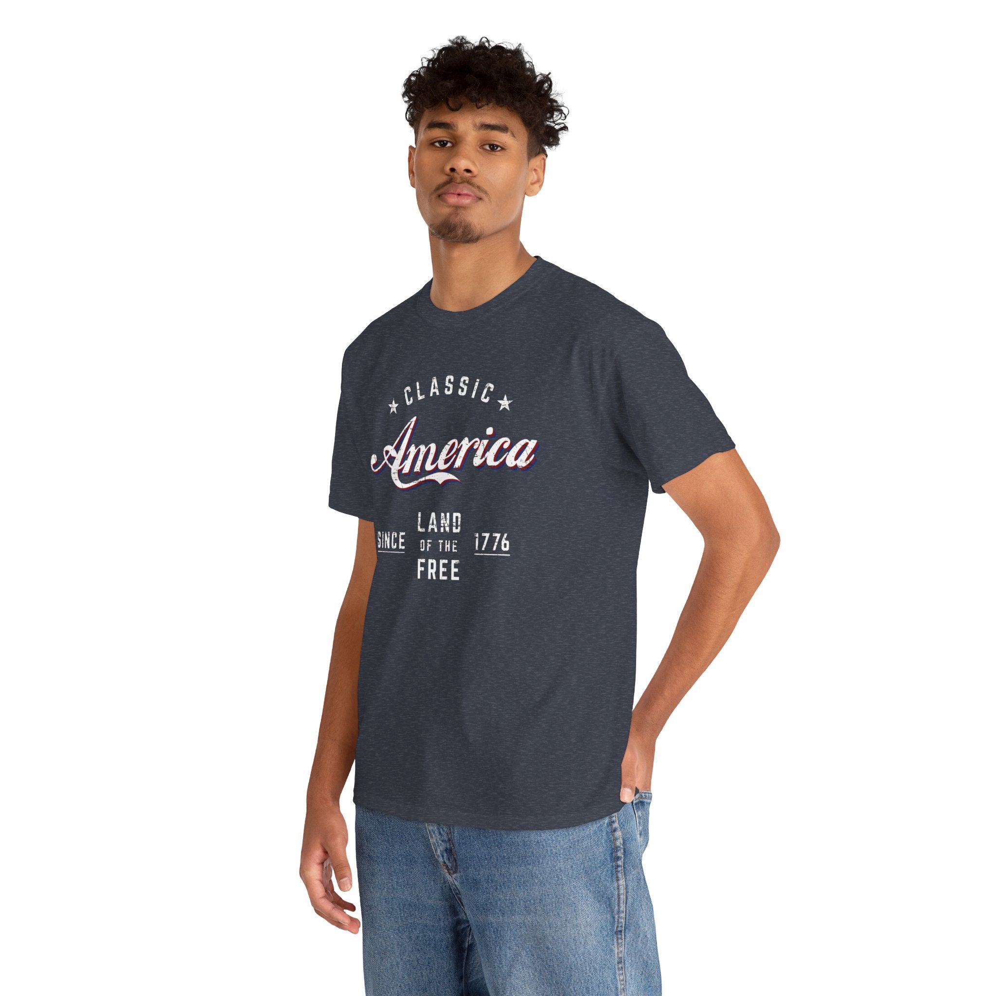 "Land of the Free" — Patriotic 250th Anniversary T-Shirt (Classic America, Since 1776)