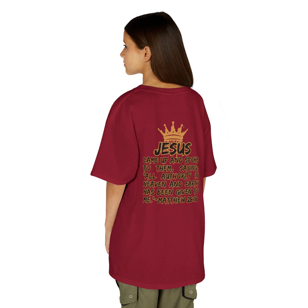 Christ Our KIng - Christian Junior Kids T-Shirt by Logos Co.