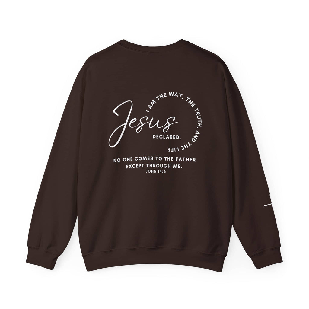 Jesus: The Way, The Truth, The Life Sweatshirt | Logos Co.