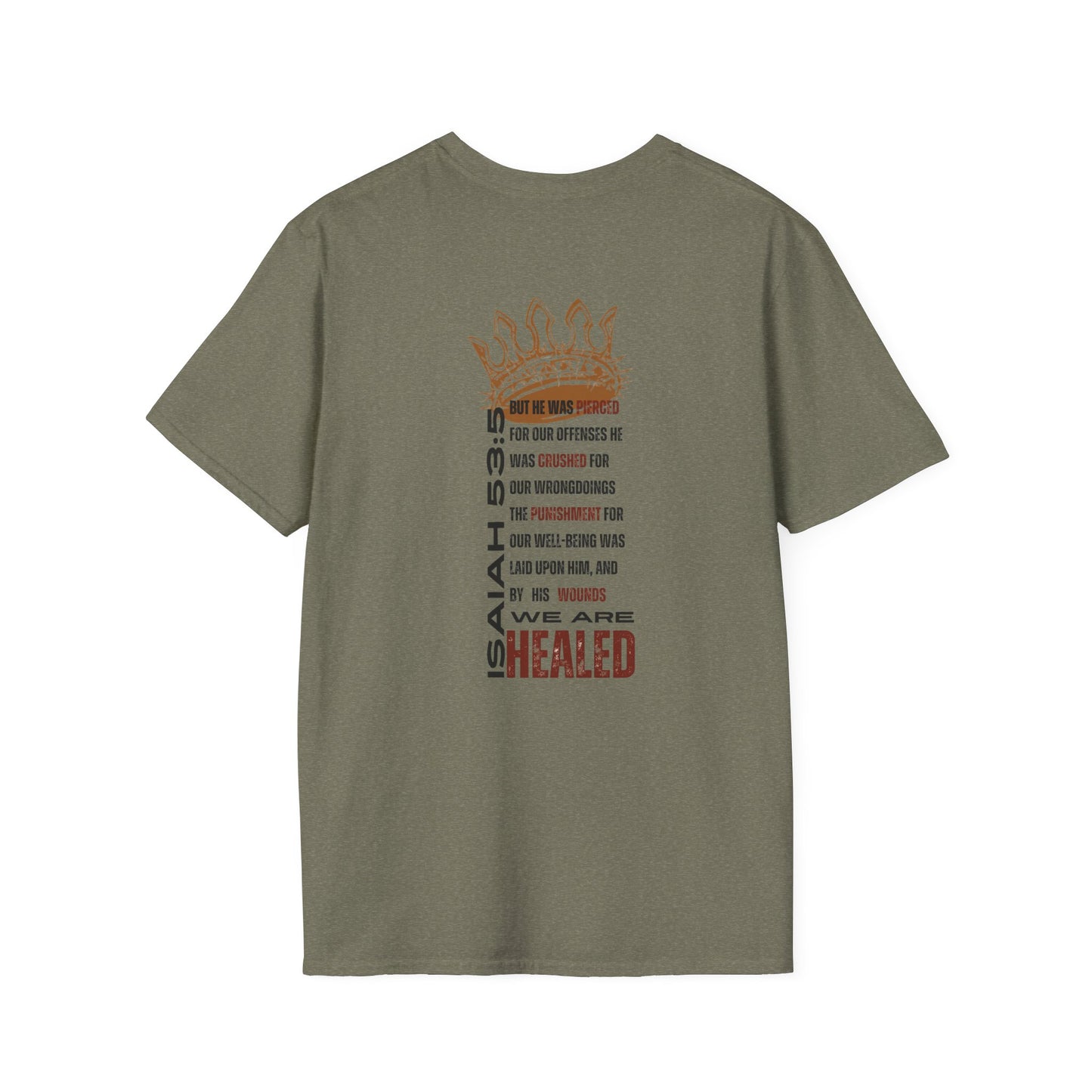 Christ Our Healer - Isaiah 53:5 Men's Apparel