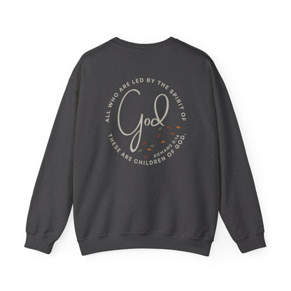 "Spirit Lead Me" (Dark Fabric Design) Women's Sweatshirt