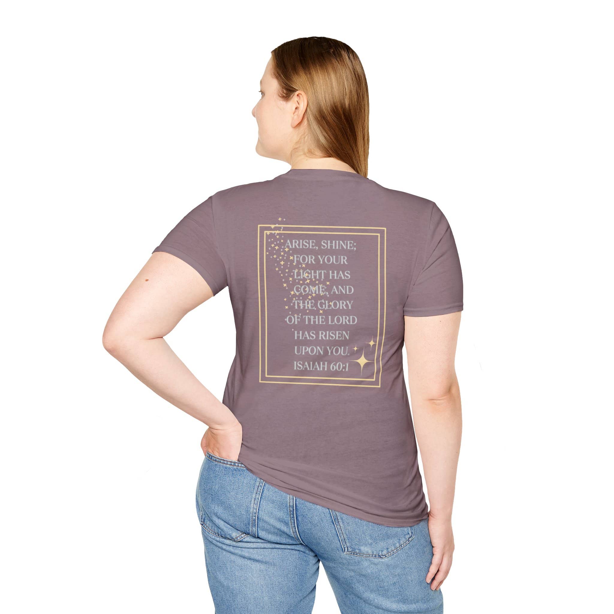 Arise And Shine T Shirt Featuring Isaiah 60:1
