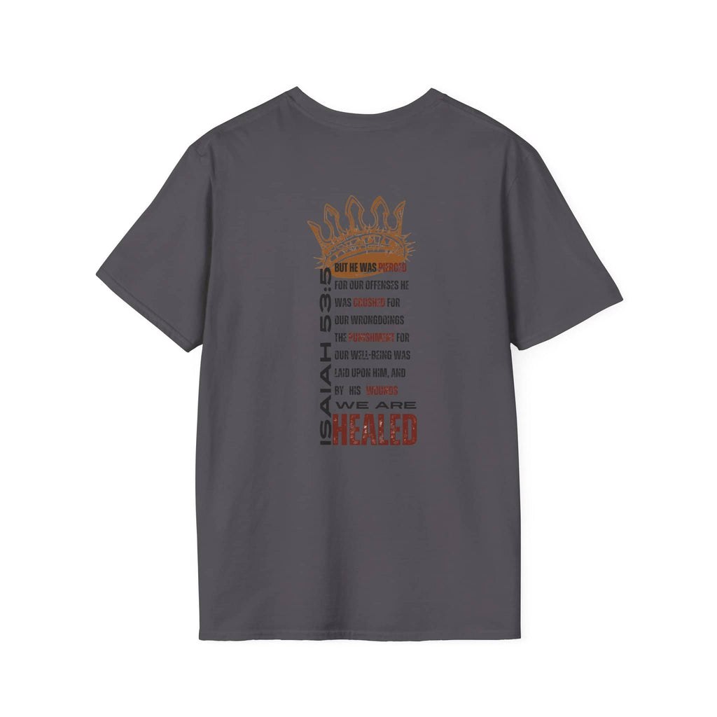 Christ Our Healer - Isaiah 53:5 Men's Apparel