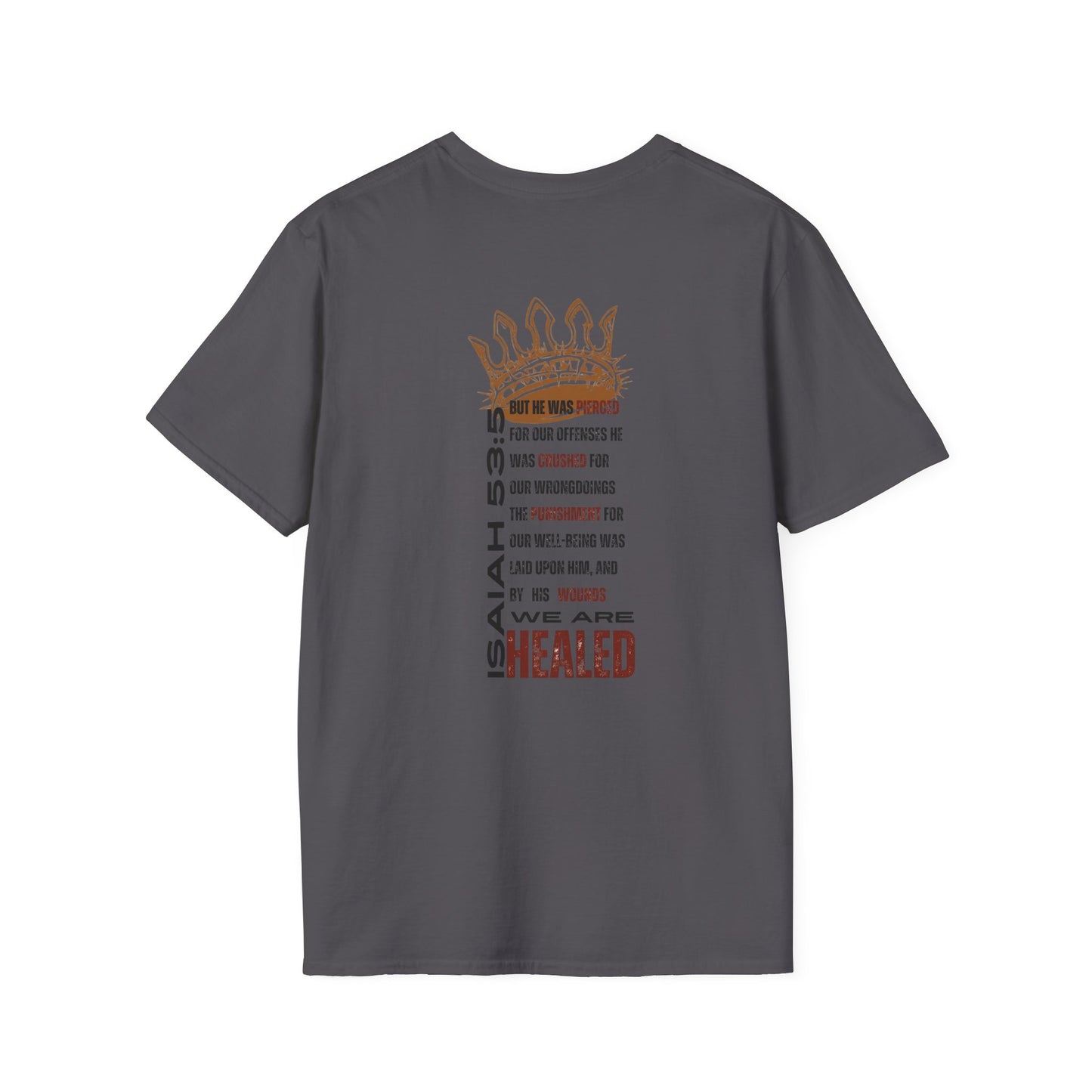 Christ Our Healer - Isaiah 53:5 Men's Apparel