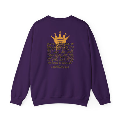 "Glory to Glory" Women's Sweatshirt- 2 Corinthians 3:18