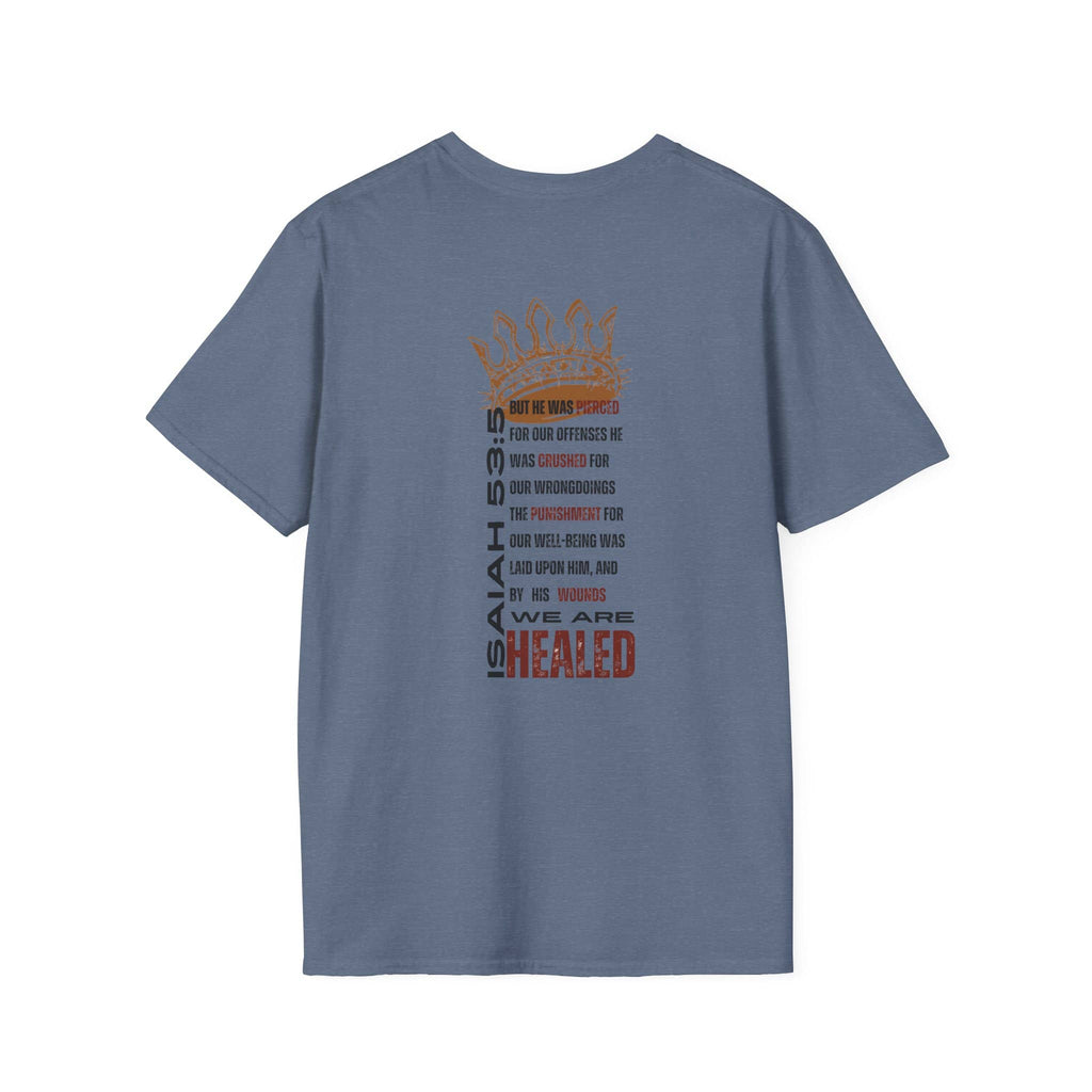 Christ Our Healer - Isaiah 53:5 Men's Apparel