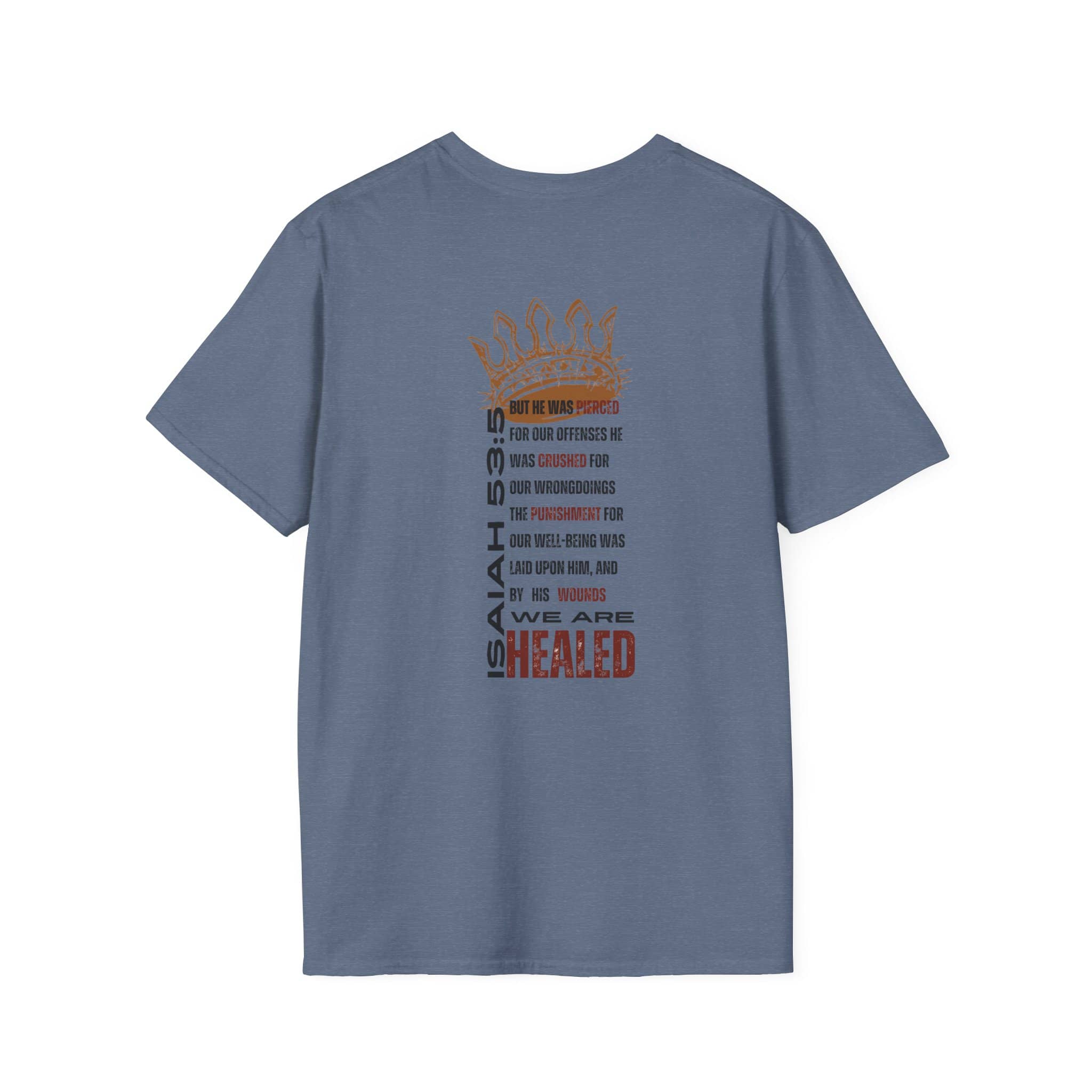 Christ Our Healer - Isaiah 53:5 Men's Apparel