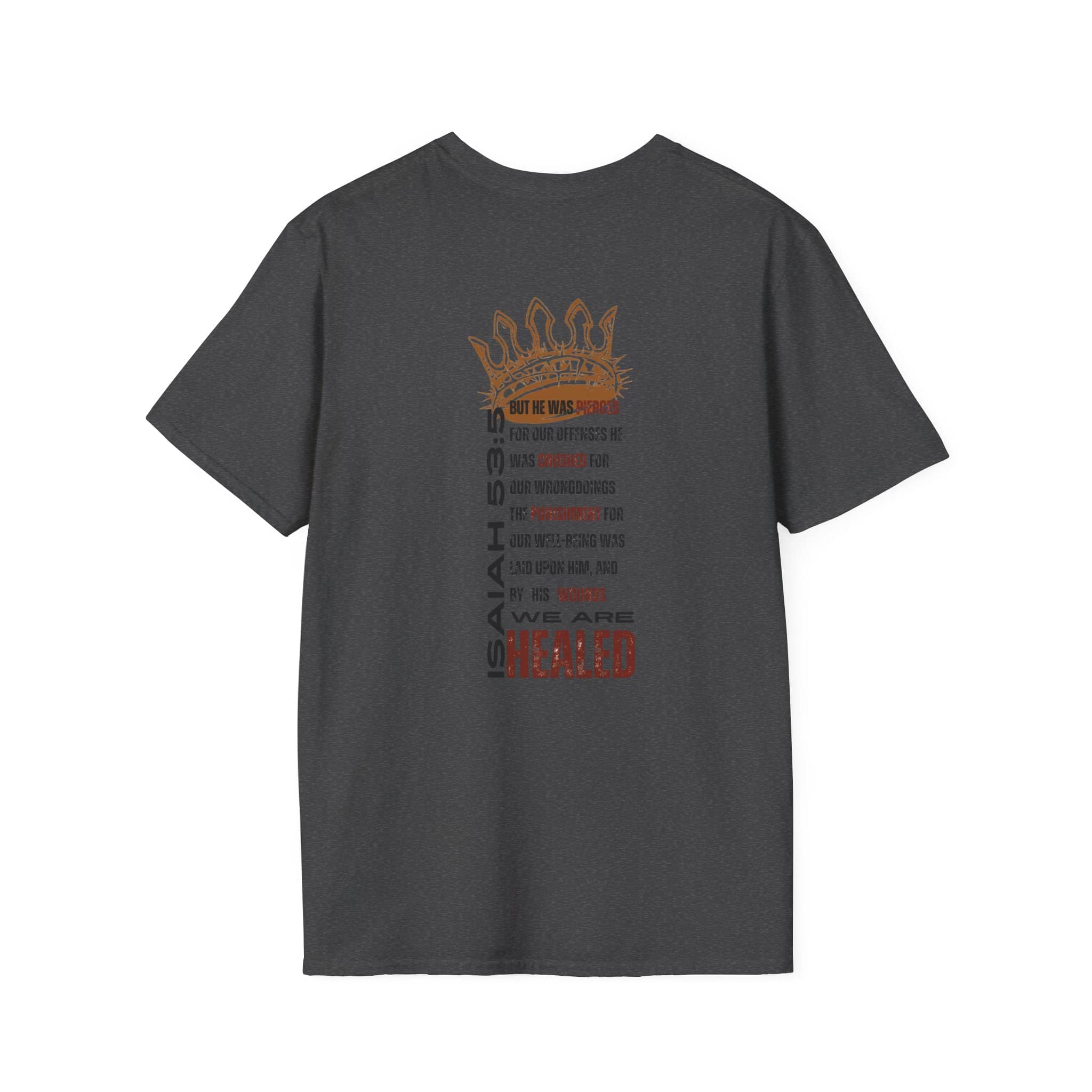 Christ Our Healer - Isaiah 53:5 Men's Apparel