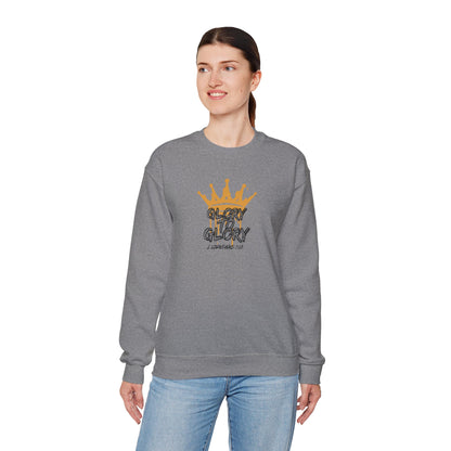 "Glory to Glory" Women's Sweatshirt- 2 Corinthians 3:18