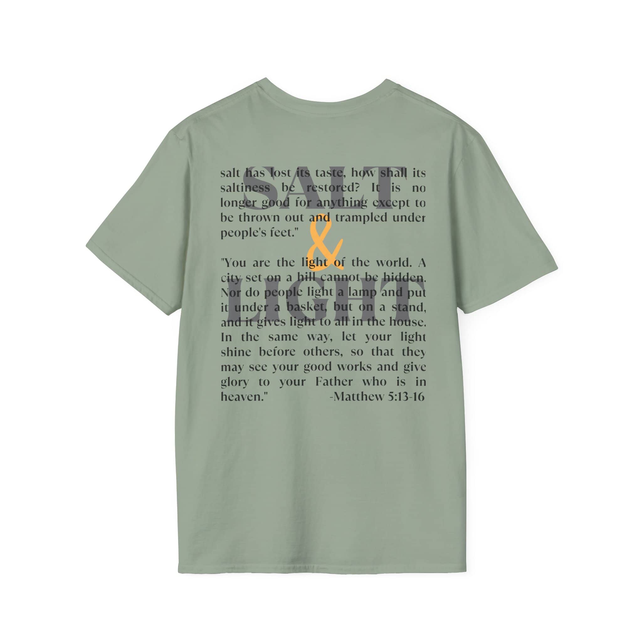 Salt & Light Christian Men's Graphic Shirt By Logos